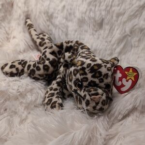 TY FRECKLES the CHEETAH Beanie Baby 1996 Vintage Toy Collectible BD 6-3-96